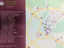 Mapa akce Mikulovské sklepy open
