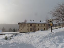 Zima v Janských Lázních. Rezidence Ruth.