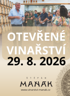 Otevřené vinařství Štěpána Maňáka