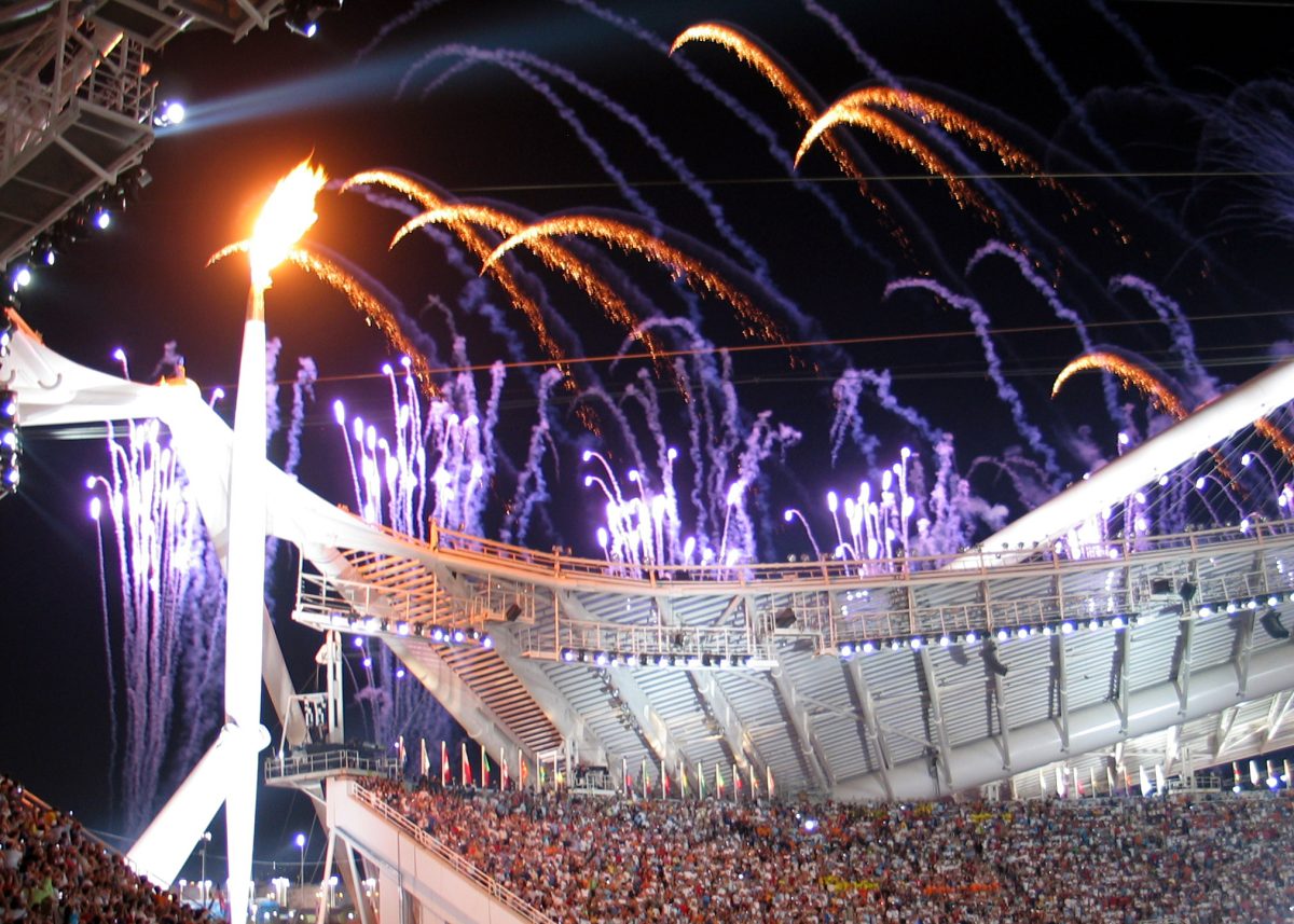 Zahajovací ceremoniál na LOH 2004