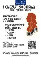 4 x Mozart 270 Ostrava!!! Mozart-sonáty pro housle a klavír