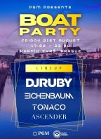 PGM Boat Party with DJ Ruby, Eichenbaum, Tonaco and more