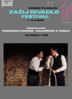 Robinson Crusoe – Námořník z Yorku  festival #zazijdivadlo