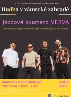 Hudba v zámecké zahradě: Jazzové kvarteto VERVA